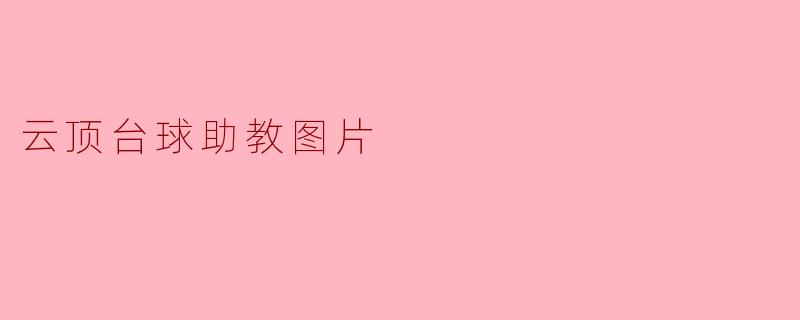 云顶台球助教图片