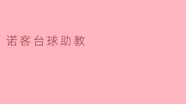 诺客台球助教