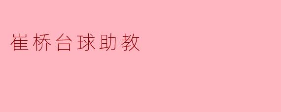 在崔桥台球俱乐部，助教一般会提供哪些具体的指导服务？